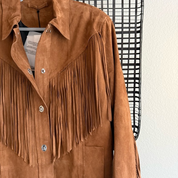Stand studio estee fringe suede jacket - Picture 4 of 11